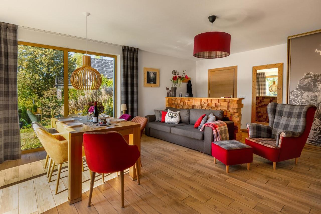 Apartamenty U Harrego II Przy Stawie Spa Klimatyzacja,Balkon,Sauna , Balia, Ogrod,Parking Кудова-Здрой Екстериор снимка